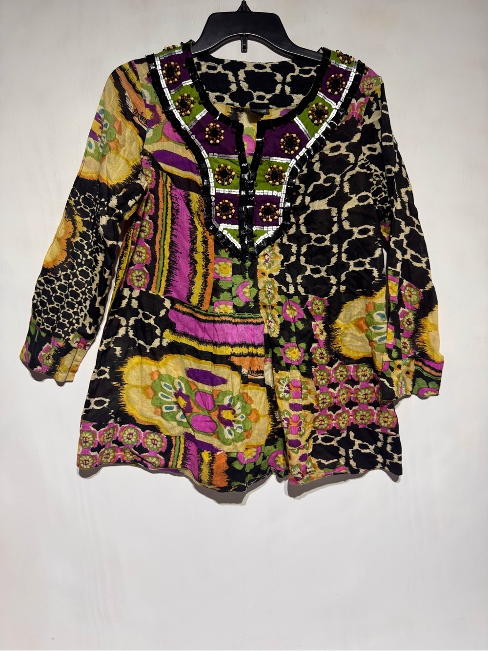 Chelsea Theodore 100% Cotton Beaded Tunic